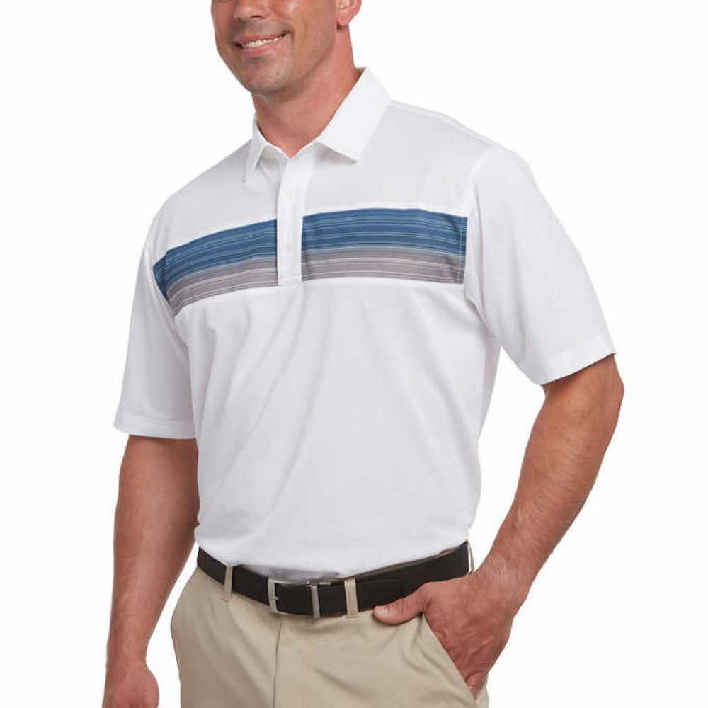 Dry Luxe Men's Performance Golf Polo Shirt Top